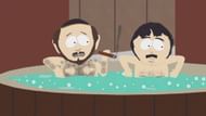 Randy and Gerald's hot tub moment (Image via YouTube/Paramount+)